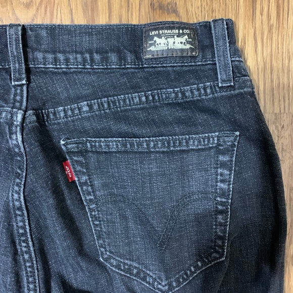 Levi's Tilted 504 Black Jeans Size 11 - Picture 1 of 8
